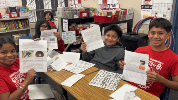 Students w Letters